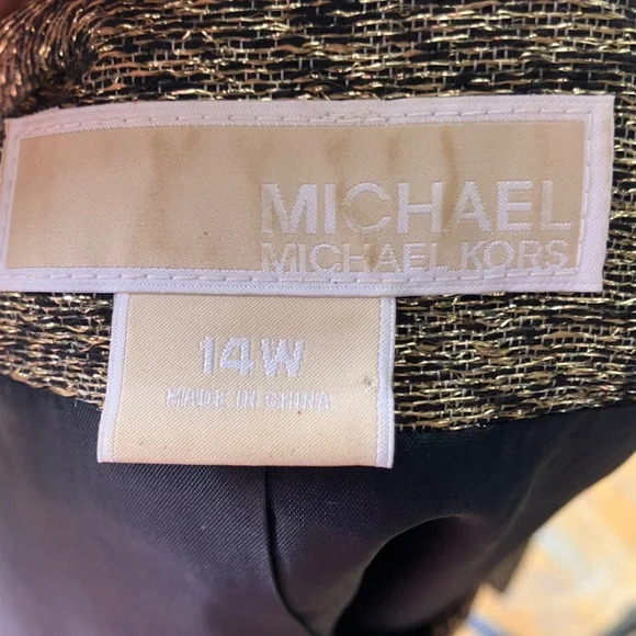 Michael Kors silk and metallic thread jacket - Picture 7 of 10